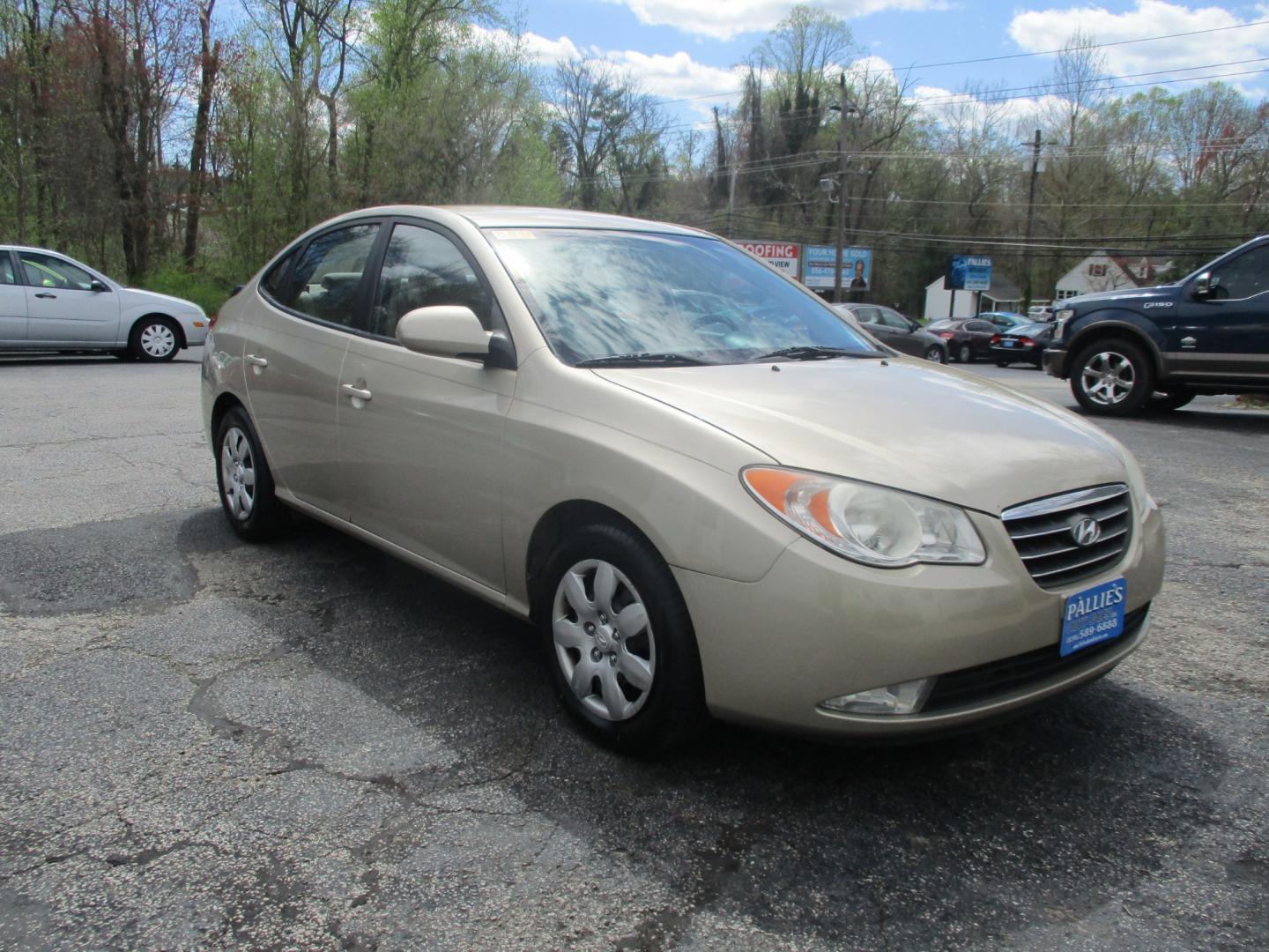 2008 GOLD Hyundai Elantra (KMHDU46D68U) , AUTOMATIC transmission, located at 540a Delsea Drive, Sewell, NJ, 08080, (856) 589-6888, 39.752560, -75.111206 - Photo#8